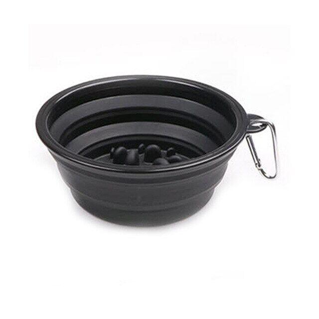 350ml Outdoor Foldable Pet Dog Slow Food Bowl - BestOption