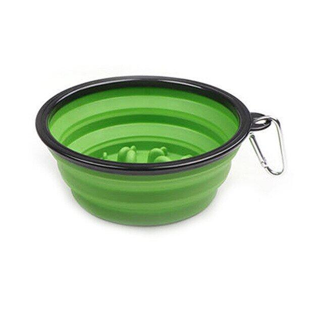 350ml Outdoor Foldable Pet Dog Slow Food Bowl - BestOption