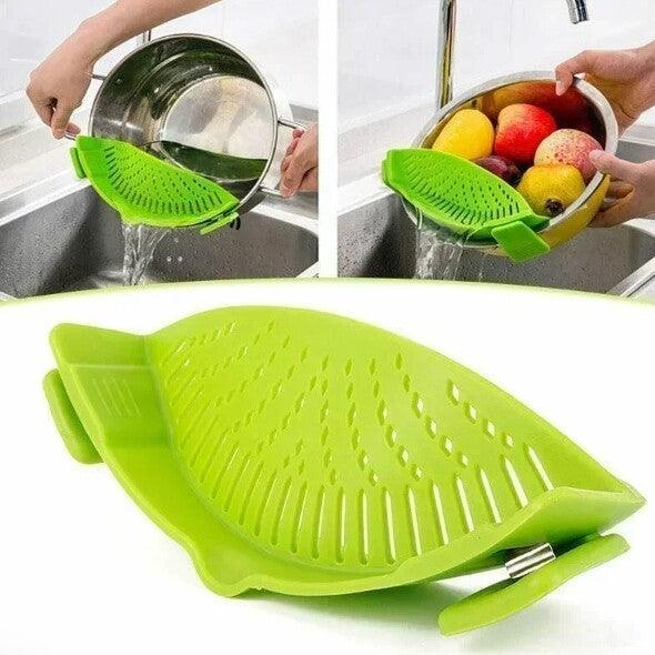 Clip On Strainer Silicone For All Pots And Pans - BestOption