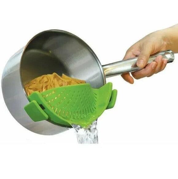 Clip On Strainer Silicone For All Pots And Pans - BestOption